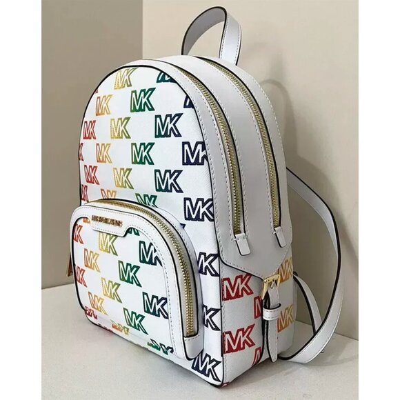 Michael Kors Handbags - S Michael Kors Jaycee Medium White Gay Pride Backpack 35S3G8TB2L NWT $498 Retail
